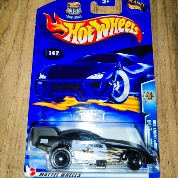 Roll Patrol Series 2003 HOT WHEELS FIREBIRD FUNNY CAR Die-cast Car #142 New - Picture 2 of 4